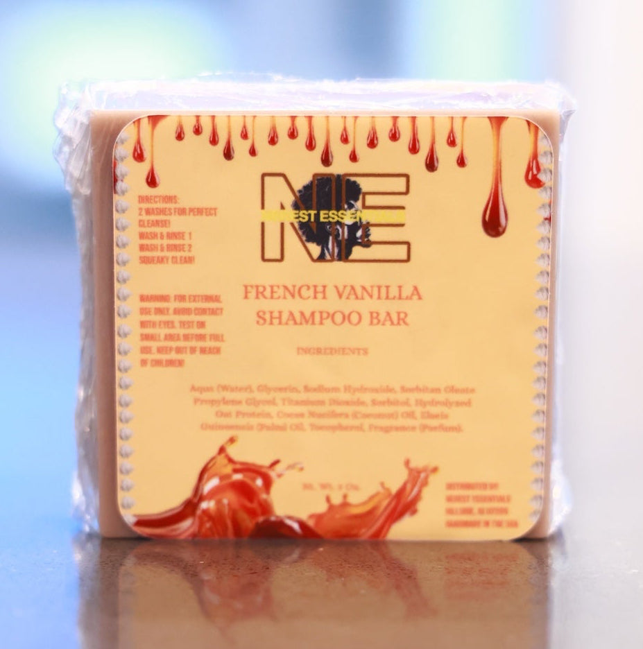 French vanilla Shampoo Bar