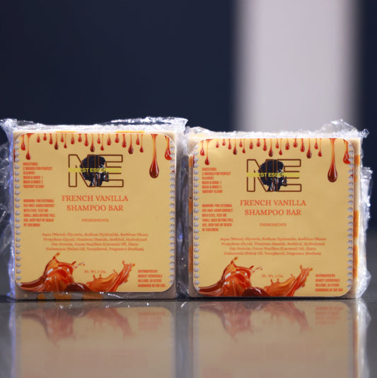 2x French vanilla Shampoo Bars